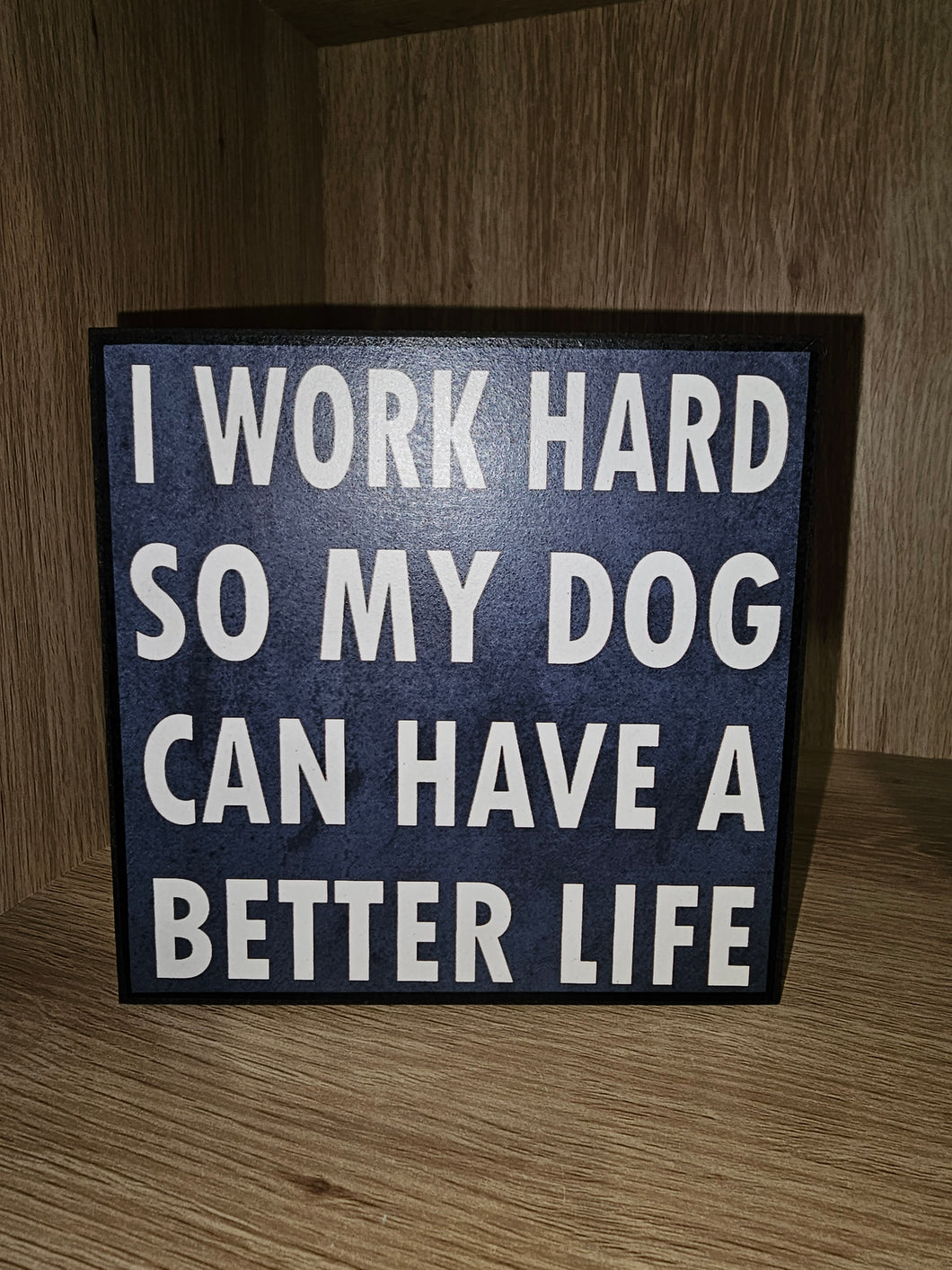 Dog Sign 14 x 14 cm Was $11 Now $8.90