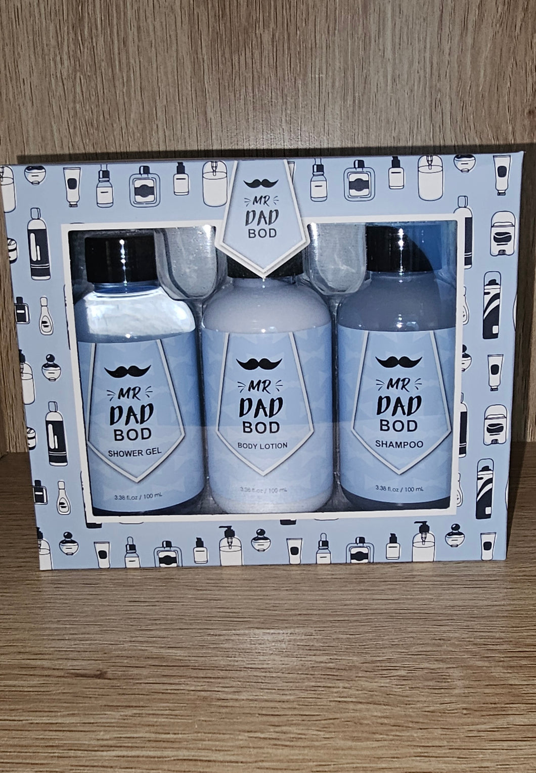 Dad Bod Pack. Shower Gel, Body Lotion & Shampoo 100ml