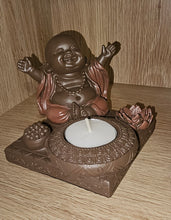 Load image into Gallery viewer, Resin Monk Candle Holder 12 cm
