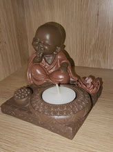 Load image into Gallery viewer, Resin Monk Candle Holder 12 cm

