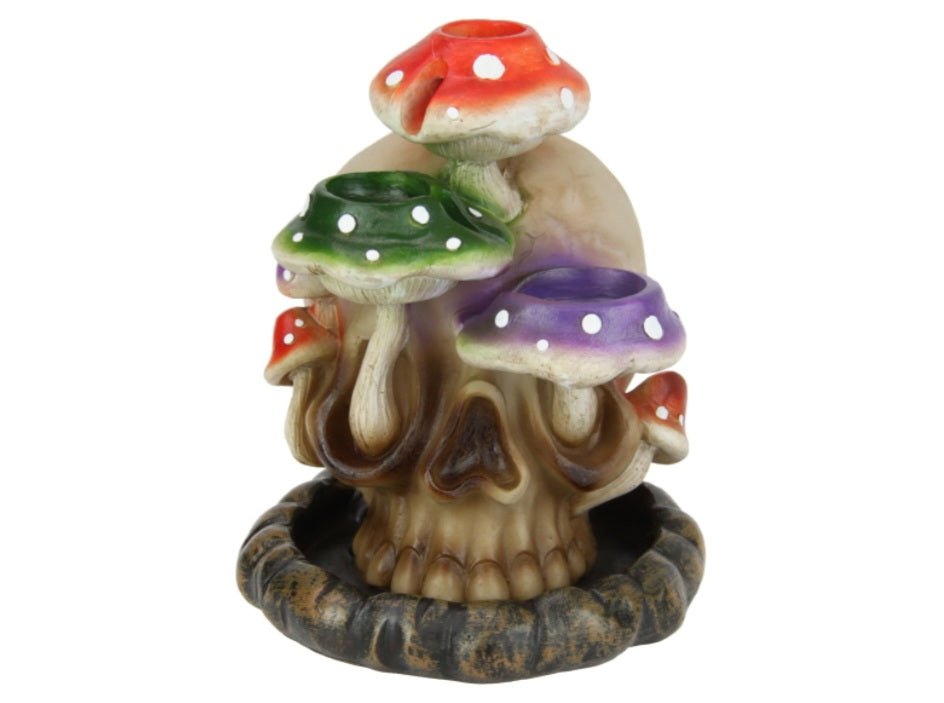 Magic mushroom/skull backflow 16cm