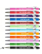 Pens with funny sayings