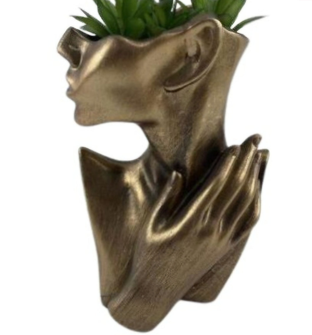 Face planter 14 x 21 cm. Plant not included