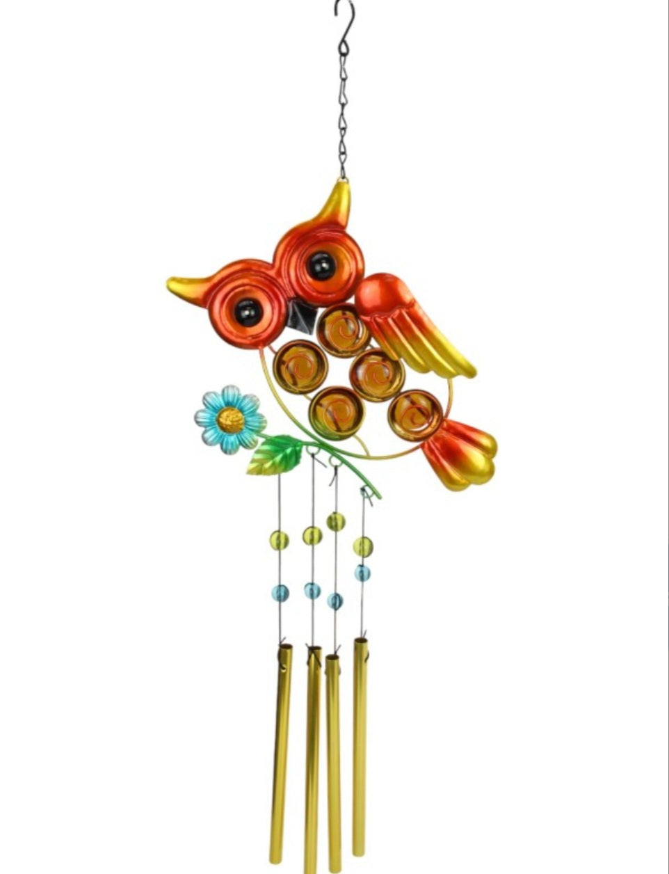 Metal Owl windchime
