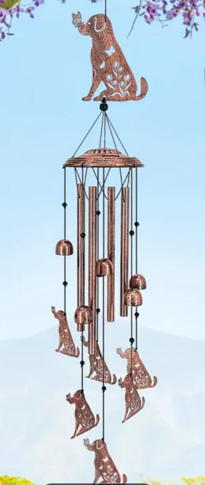 Dog wind chime 83cm