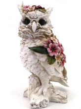 Load image into Gallery viewer, Resin Floral Owl 14x10.8x21.8cm
