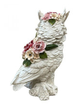 Load image into Gallery viewer, Resin Floral Owl 14x10.8x21.8cm
