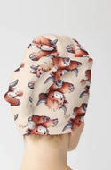 Highland Cow shower hair turban