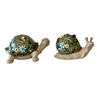 Resin Snail 16x9x9 Turtle 18x12x9.5