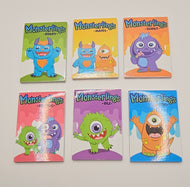 Monsterlings mini note book set pack of 6