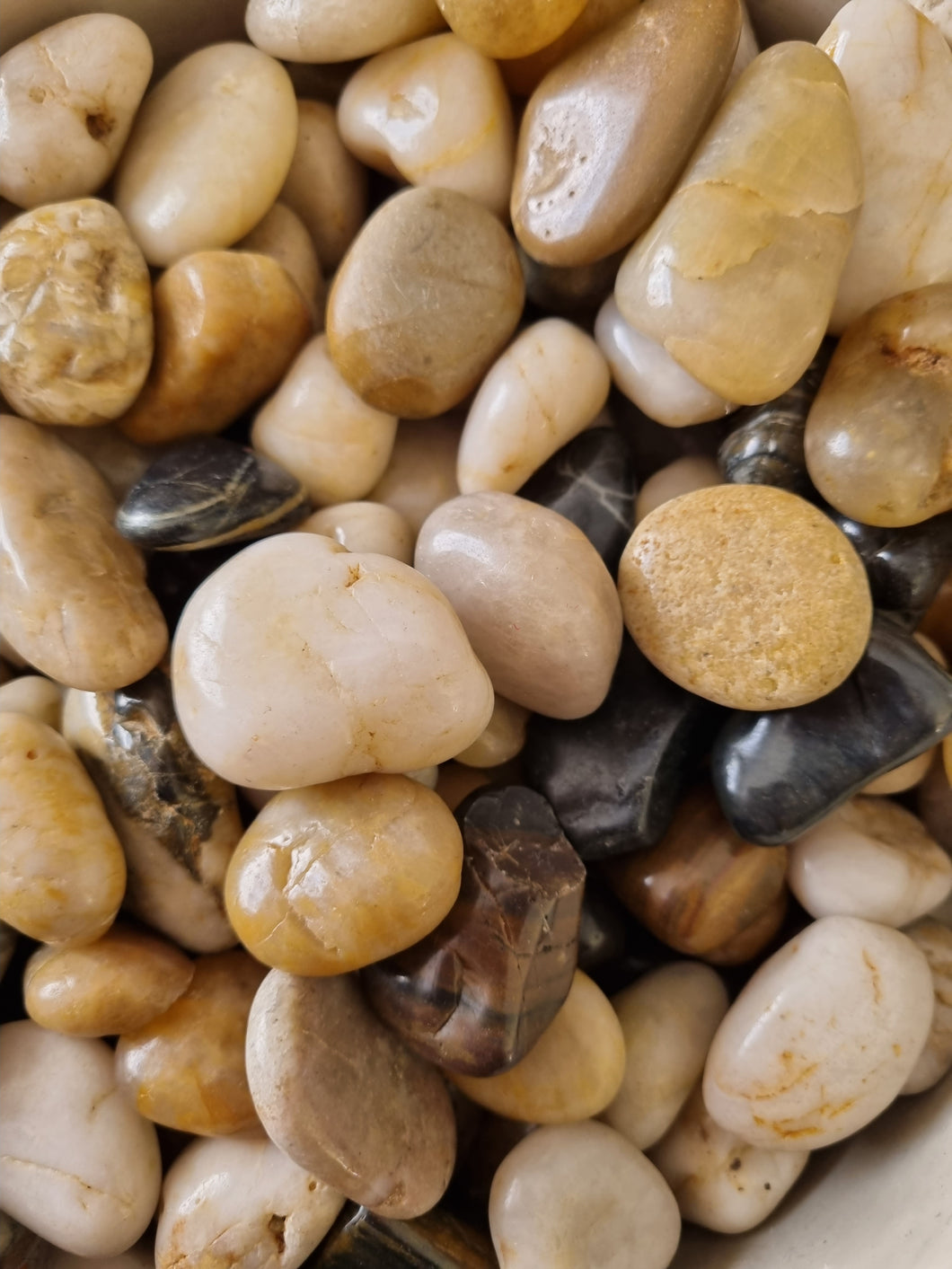 Polished Mixed River Stones